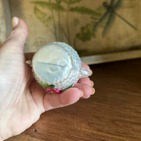 Old World Christmas Part of the Bride’s Tree Collection- Teapot Ornament BNWOB - Picture 5 of 6